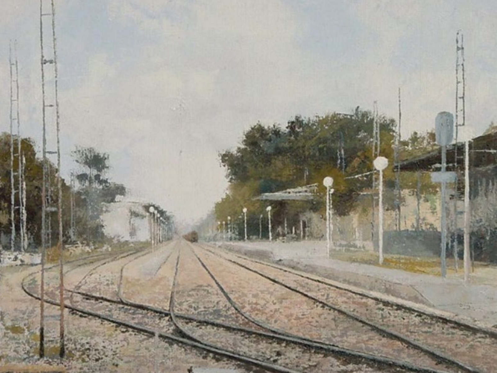 Exposición de óleos “Paisajes del tren”