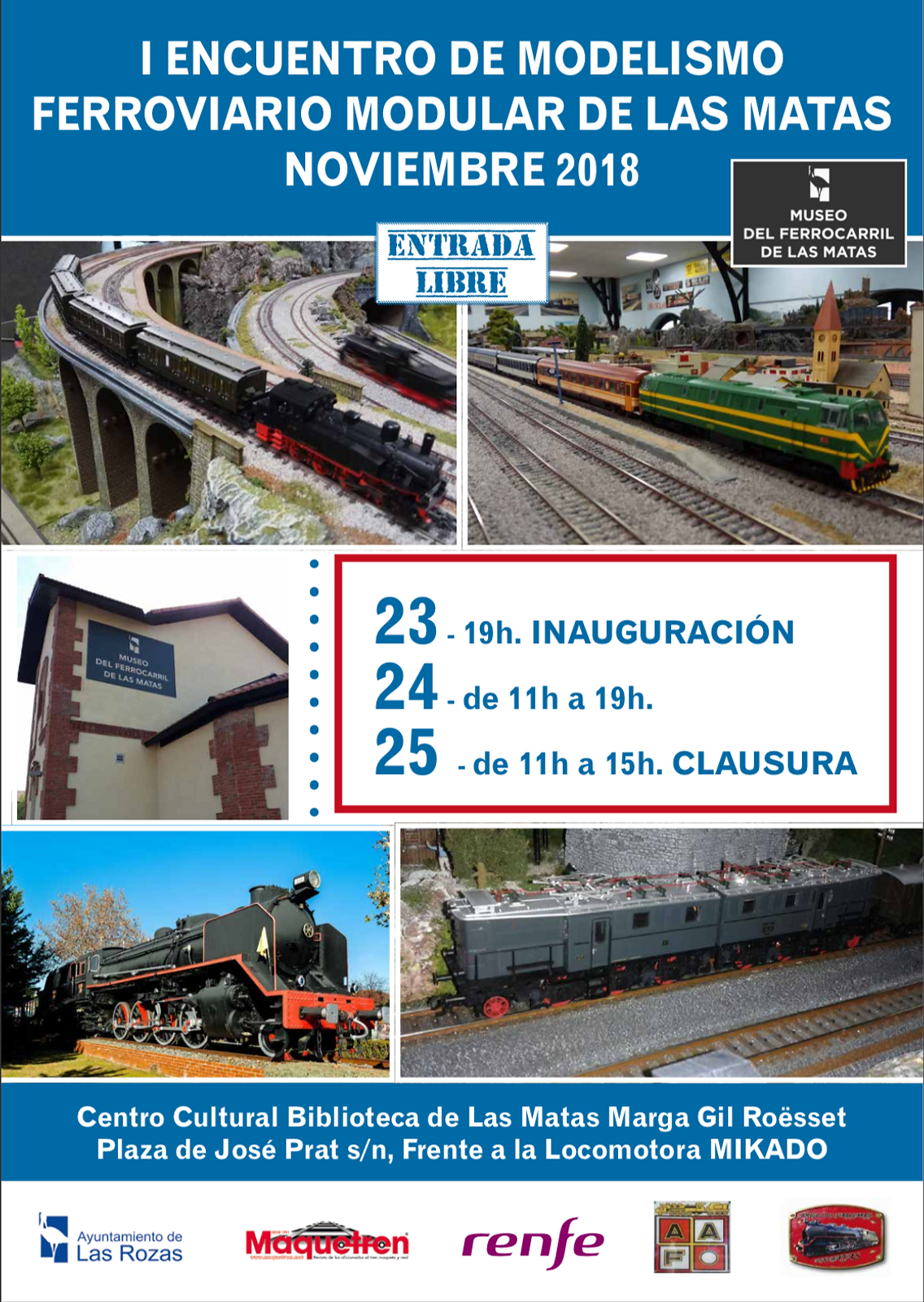 Información sobre el encuentro de modelismo ferroviario modular de Las Rozas