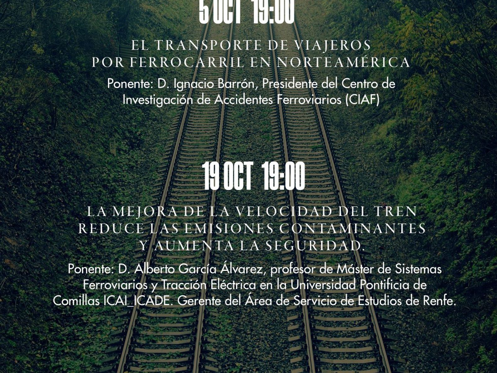 Nueva conferencia sobre el ferrocarril