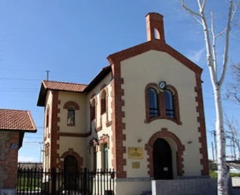Edificio del museo del Ferrocarril de Las Matas