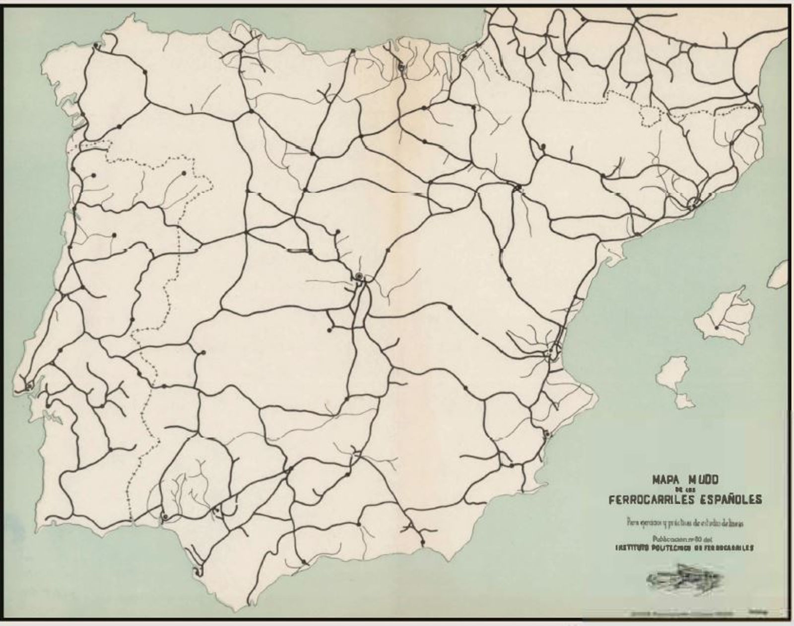 Mapa ferroviario